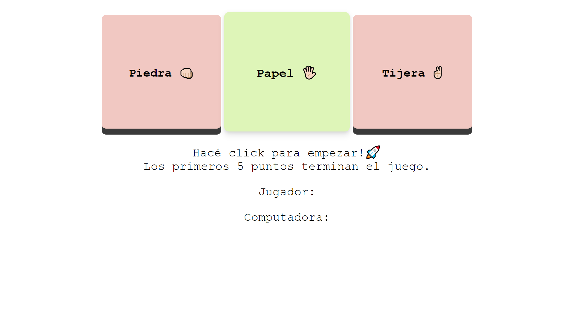Proyecto: Piedra-papel-tijera